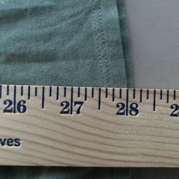 TAHARI Short Sleeve Scoop Neck Green Pima Cotton Tee Shirt 2XL - Picture 9 of 9